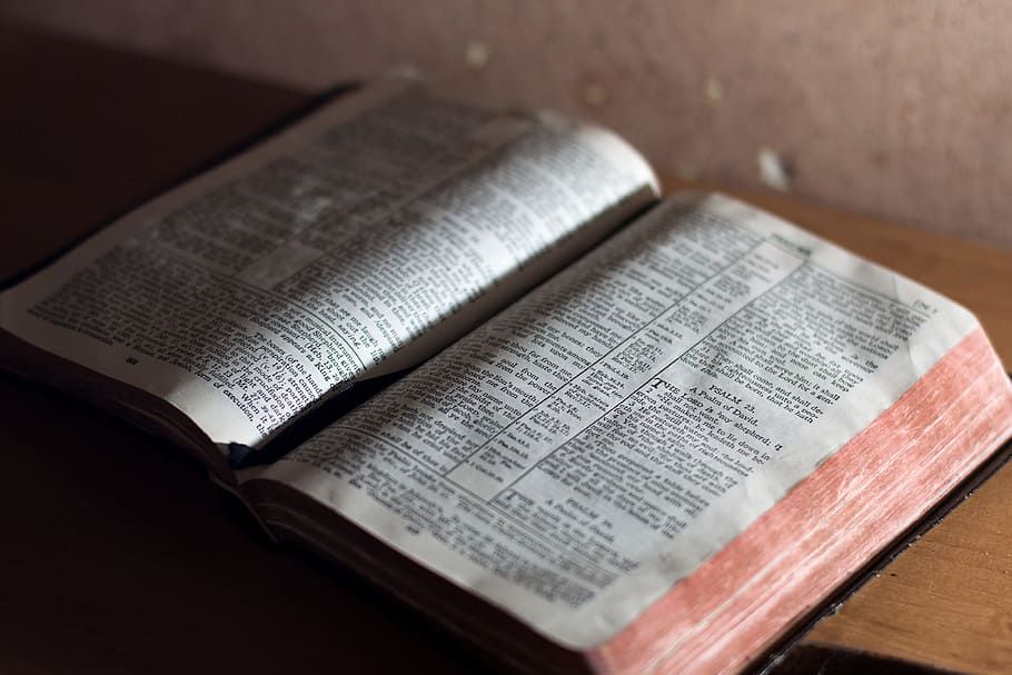 Bible On Coffee Table, paper, indoors, publication, praying Free HD Wallpaper