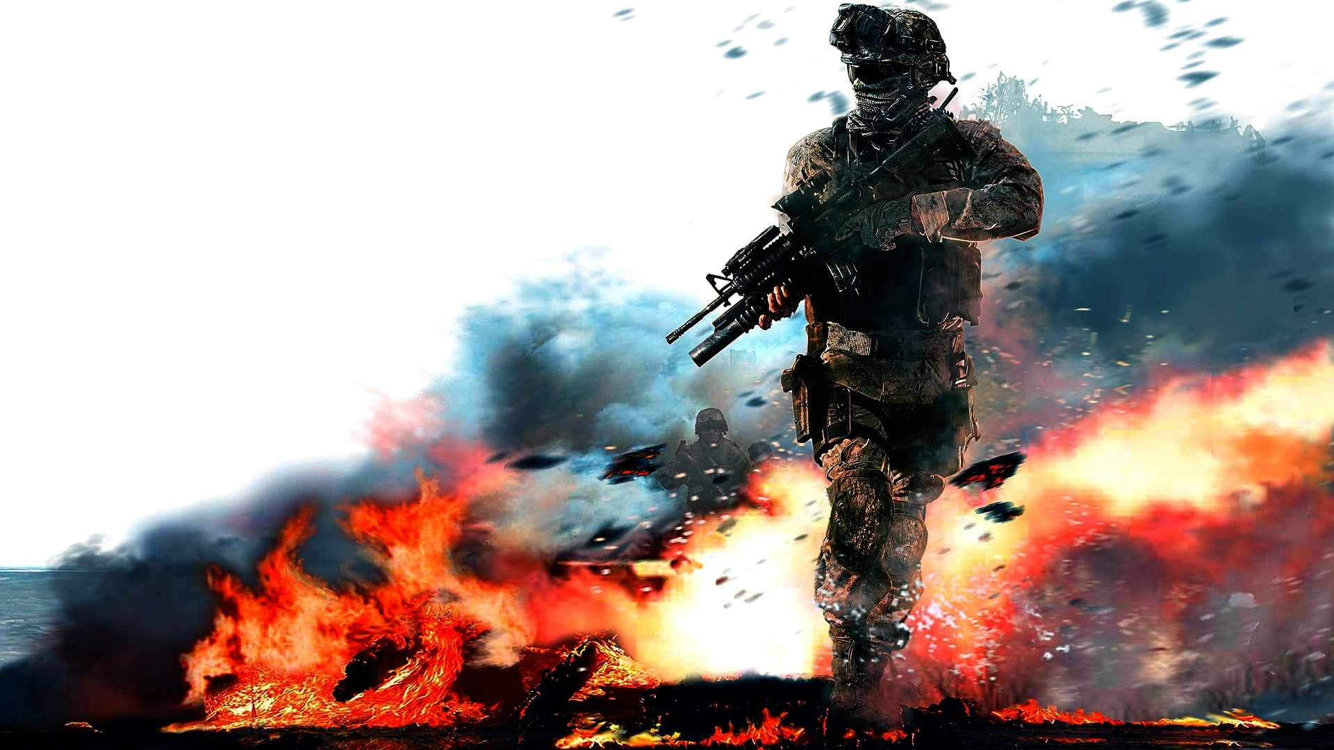 Call of Duty Modern Warfare 2 Xbox One, bonfire, nature, event, fire