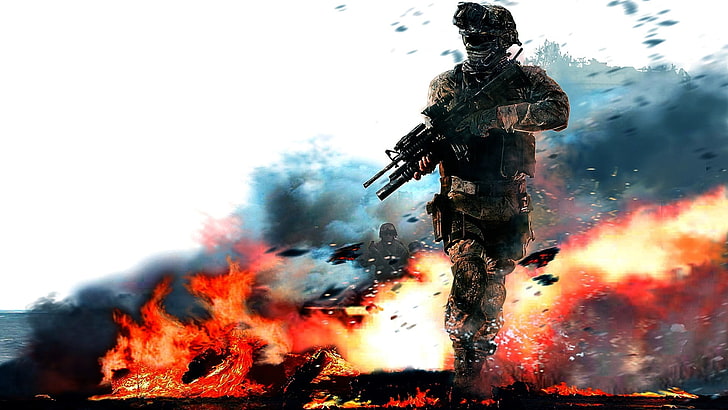 Call of Duty Modern Warfare 2 Xbox One, bonfire, nature, event, fire Free HD Wallpaper