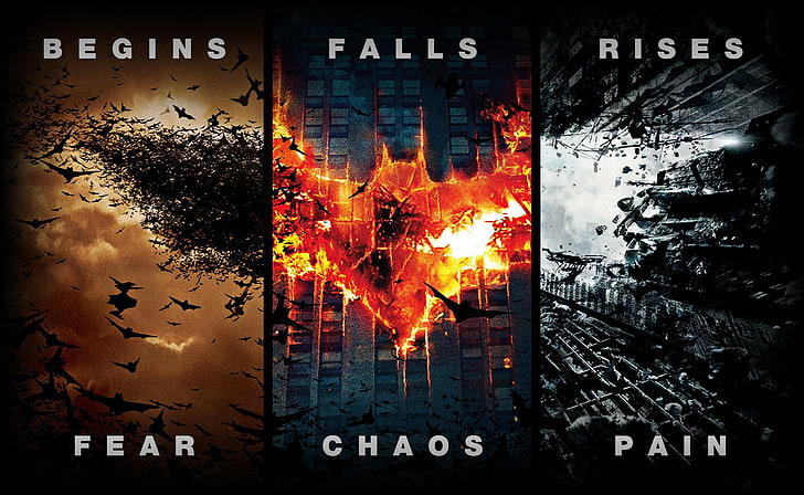 Dark Knight Trilogy, batman, fire  natural phenomenon, indoors, batman begins Free HD Wallpaper