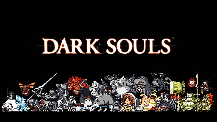 Dark Souls Battle, video games, great grey wolf sif, dark souls, sif the great grey wolf