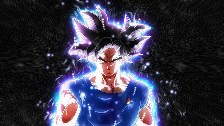 Dragon Ball Super Manga Goku, glowing, motion, son goku, ultrainstinct goku Free HD Wallpaper