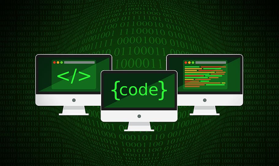 Fun Coding, data, java, flat, illustration Free HD Wallpaper