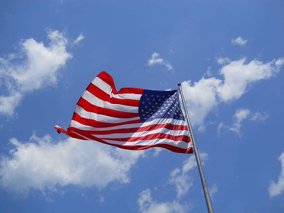 Happy Labor Day Weekend Flags, patriotism, american flag, us flag, star shape Free HD Wallpaper