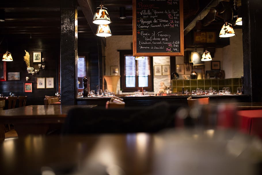 Kitchen Chalkboard, no people, pub, cafe, seat