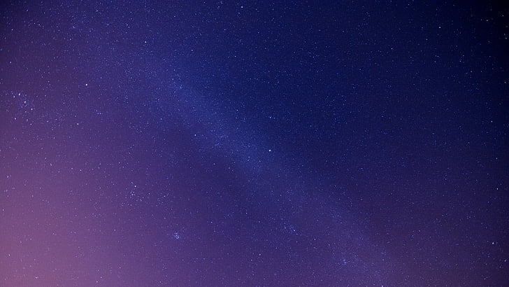 Light Purple Sky, outer space, astronomy, milky way, universe Free HD Wallpaper