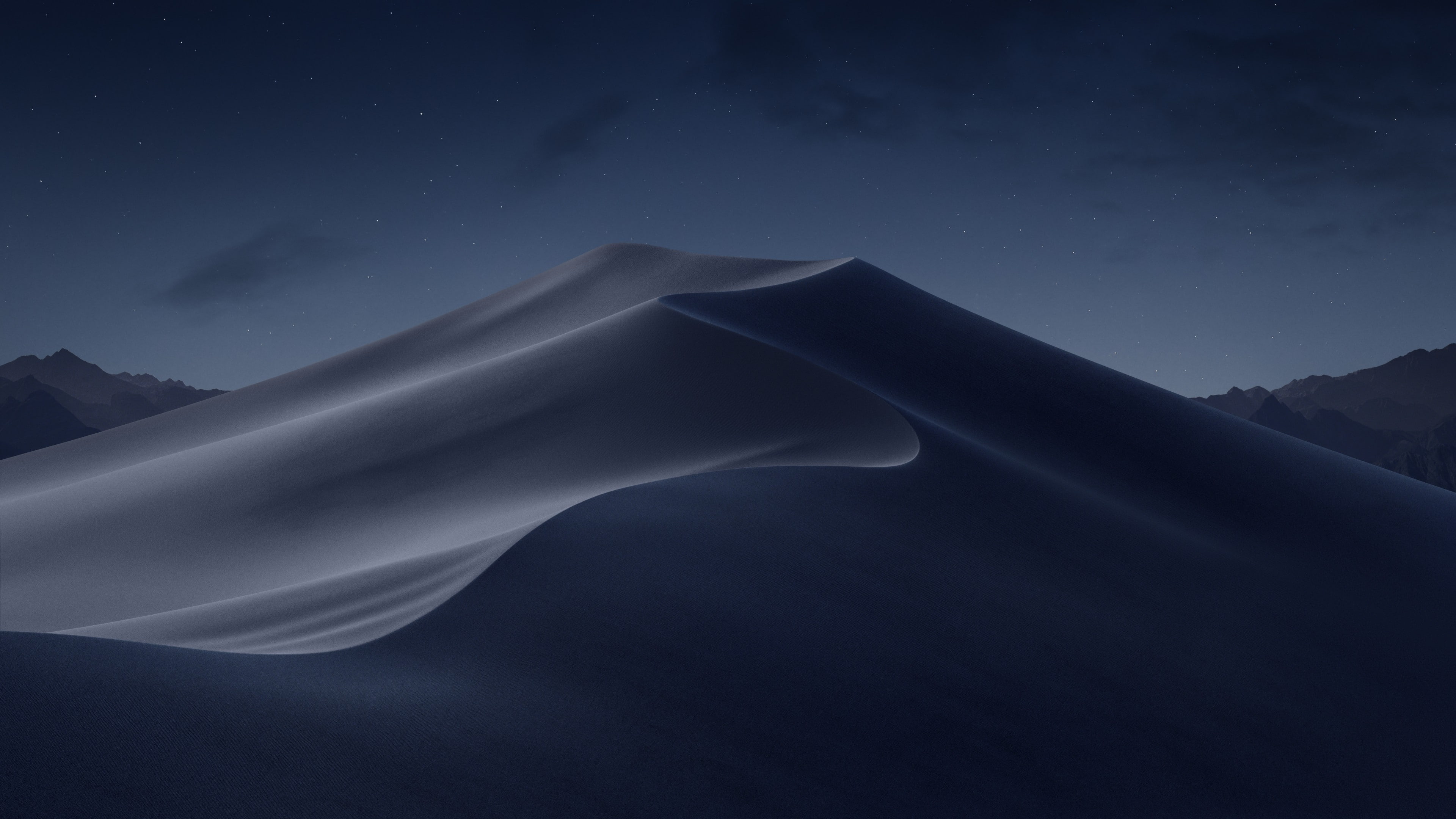 Mac OS Mojave, landscape, night, starry, darkness