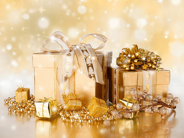 new year, gold, celebration, no people Free HD Wallpaper