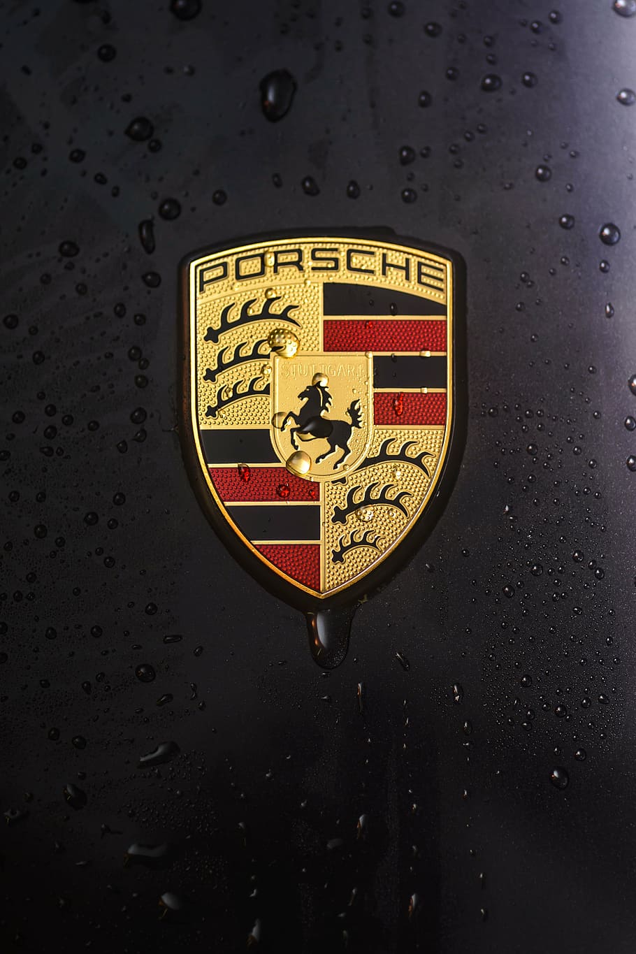 Porsche Logo Evolution, safety, shine, metal, auto Free HD Wallpaper