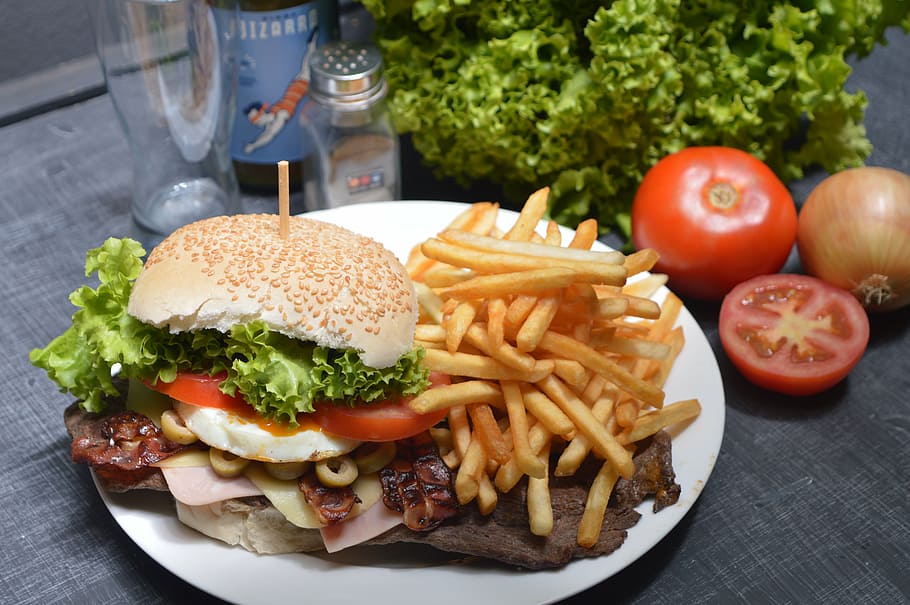 Professional Food Photography, french fries, fruit, fried, cholesterol