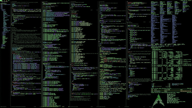 Program Code, illuminated, linux, coding, computer Free HD Wallpaper