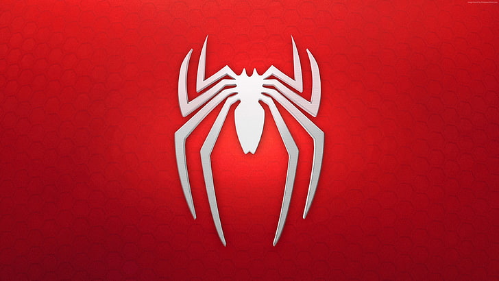 PS4 SpiderMan Bundle, white, spiderman, background, logo Free HD Wallpaper