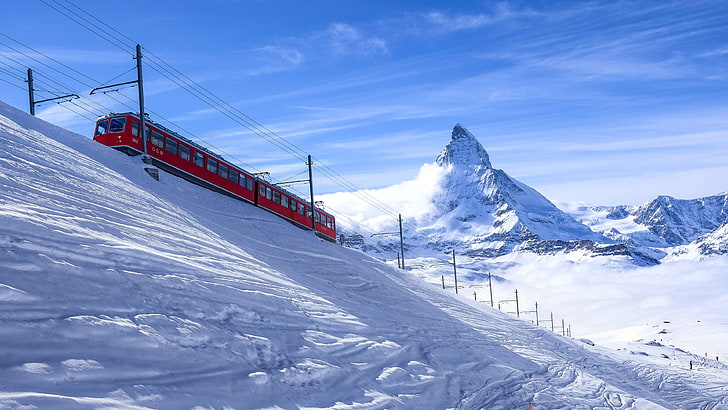 Scenic Snow Trains, beauty in nature, landscape, ski, travel destinations