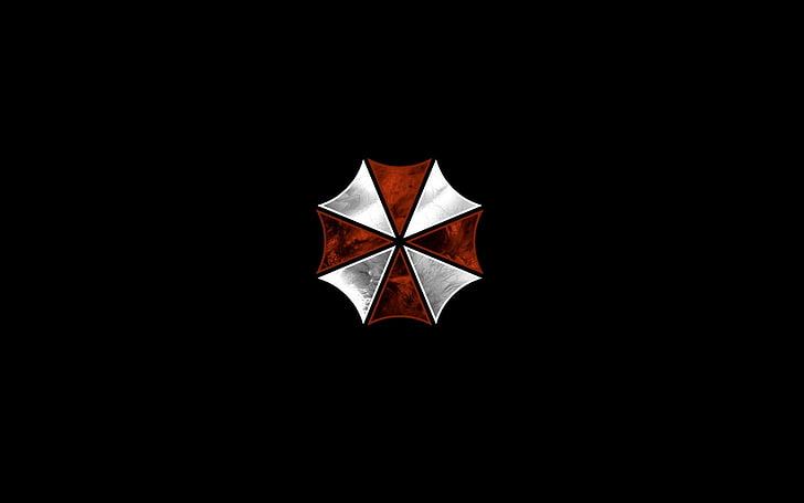 Umbrella Corp Symbol, illuminated, shape, dark, night