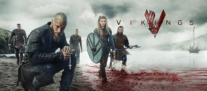 Vikings TV Show, the vikings, outdoors, ragnar lodbrok, caucasian ethnicity Free HD Wallpaper