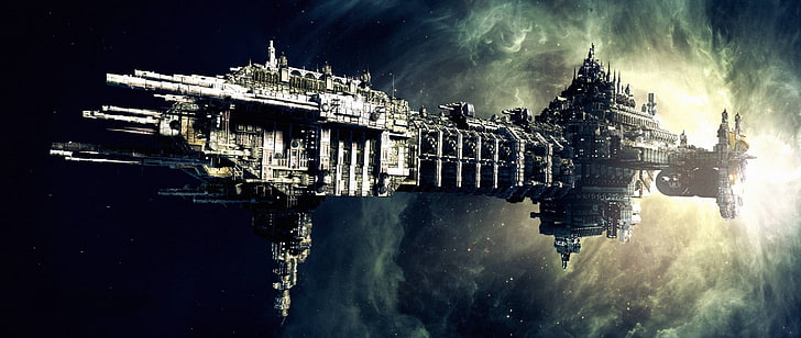 Warhammer 40K Planes, water, reflection, cloud  sky, sea Free HD Wallpaper