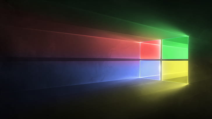 Windows 10, microsoft windows, logo, glass design, microsoft Free HD Wallpaper