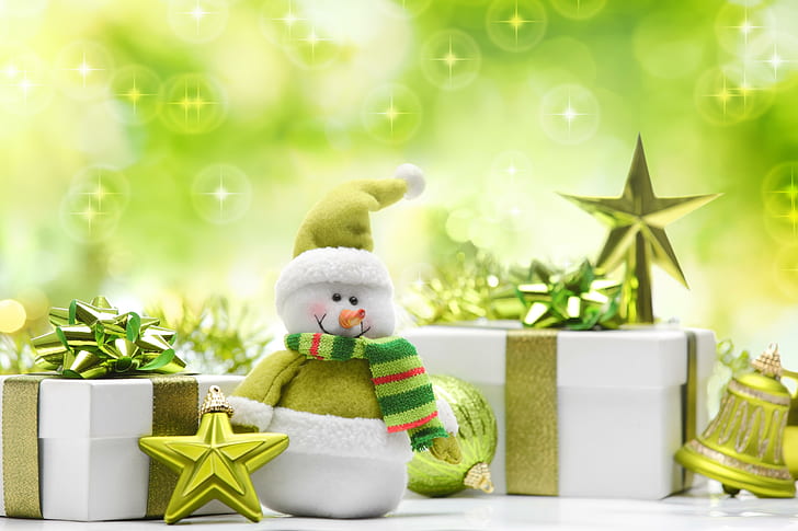 2560x1440, merry, happy, boxes, holiday