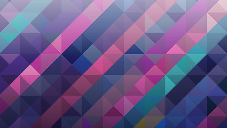 Abstract Black and White, colorful, purple, lines, illustration Free HD Wallpaper