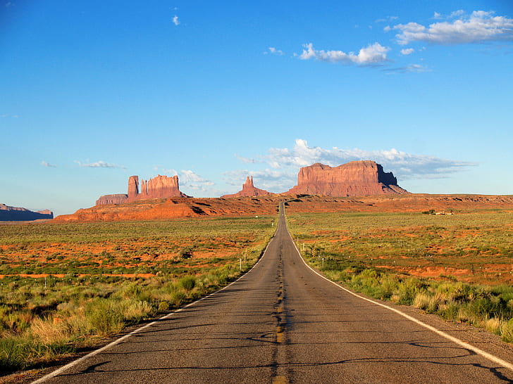 Asphalt Road Repair, desert, landscape, north american tribal culture, no people Free HD Wallpaper