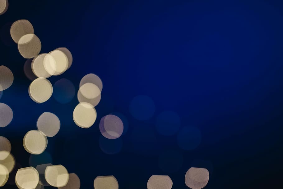 Bokeh Lights Night, glowing, circle, pattern, night Free HD Wallpaper