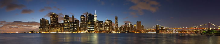 Brooklyn/NYC, nyc, urban skyline, river, architecture Free HD Wallpaper