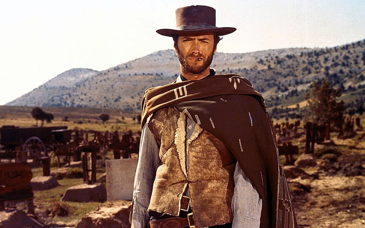 Clint Eastwood Western Cowboy, actor, architecture, adult, sky Free HD Wallpaper