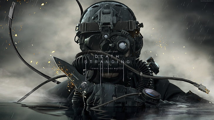 Death Stranding PS4, motion, stranding, sea, military Free HD Wallpaper