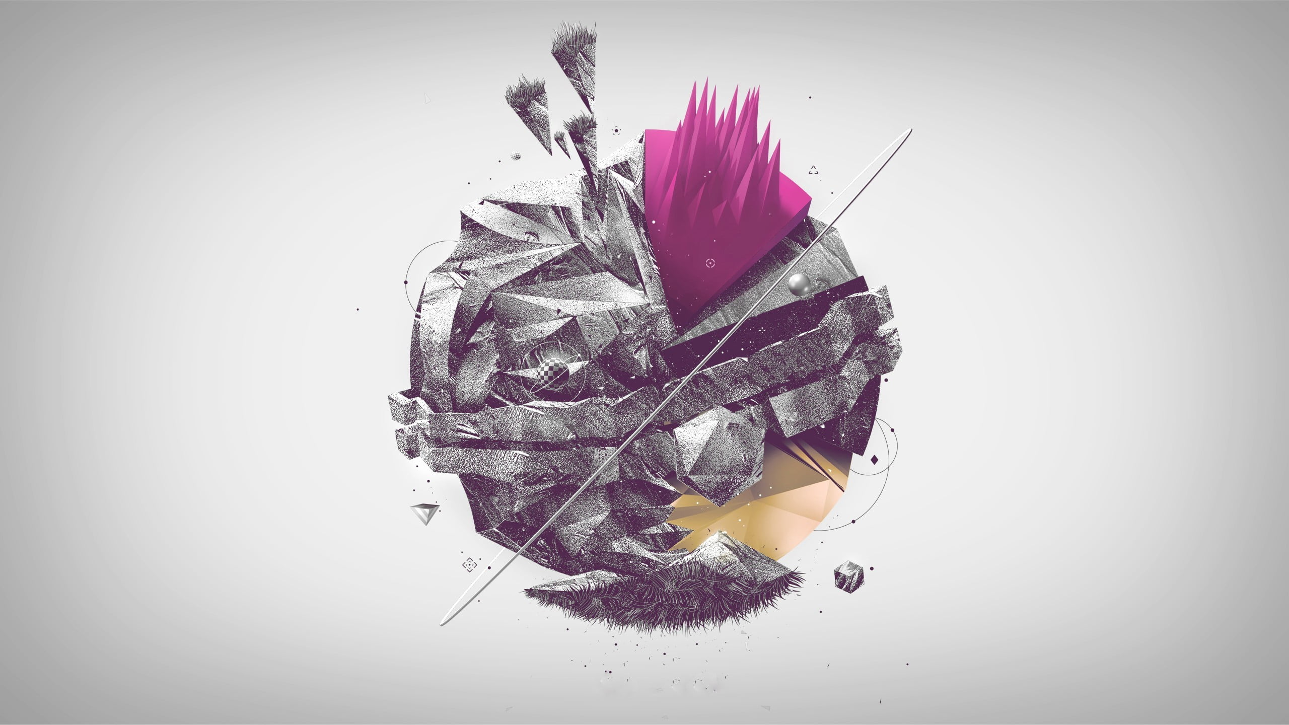 decoration, human face, destruction, design