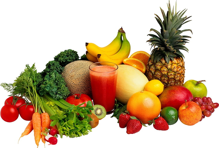 Exotic Fruits and Vegetables, tropical fruit, vegetarian food, vitamin, banana Free HD Wallpaper