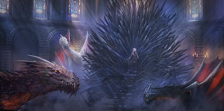 Game of Thrones Viserion Dragon, animal themes, animal, plant, game of thrones Free HD Wallpaper