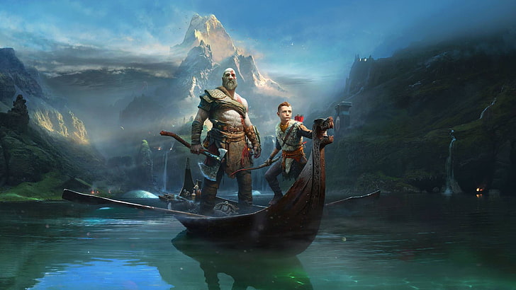 God of War 4 Screenshots, mode of transportation, men, vacations, playstation 4 Free HD Wallpaper