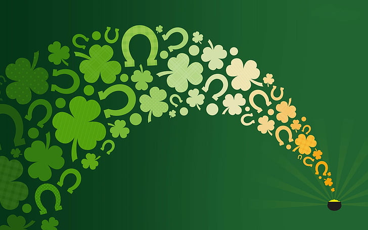 Ireland, holiday, shamrocks, st patricks day, green Free HD Wallpaper