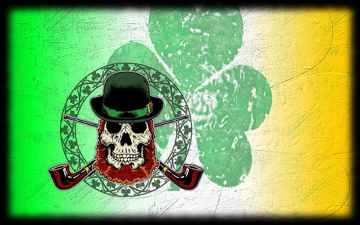 Irish Sugar Skull, ireland, creativity, representation, auto post production filter Free HD Wallpaper