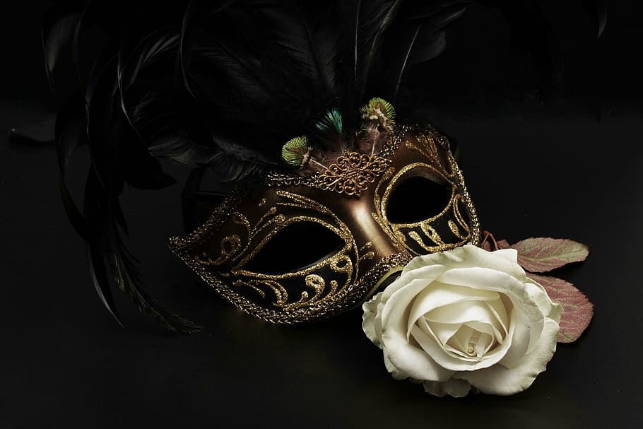 Masquerade Mask DIY, beauty in nature, hide, close, flower Free HD Wallpaper
