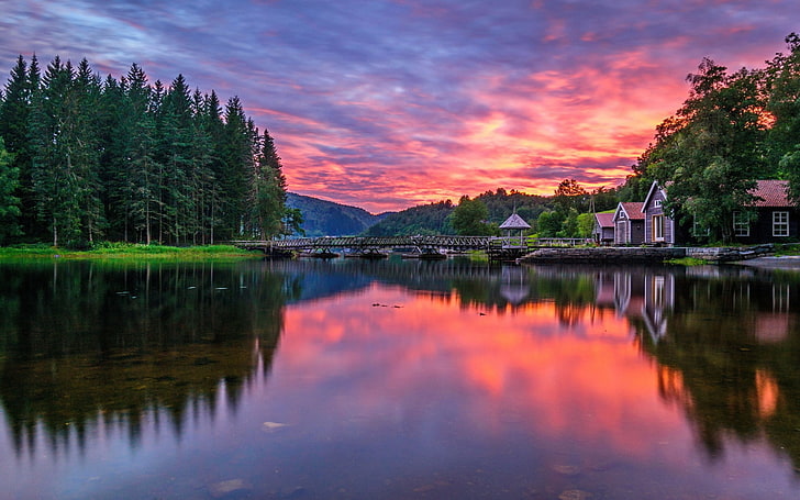 Nature 3840X2160, sky, tranquility, romantic sky, scenics  nature