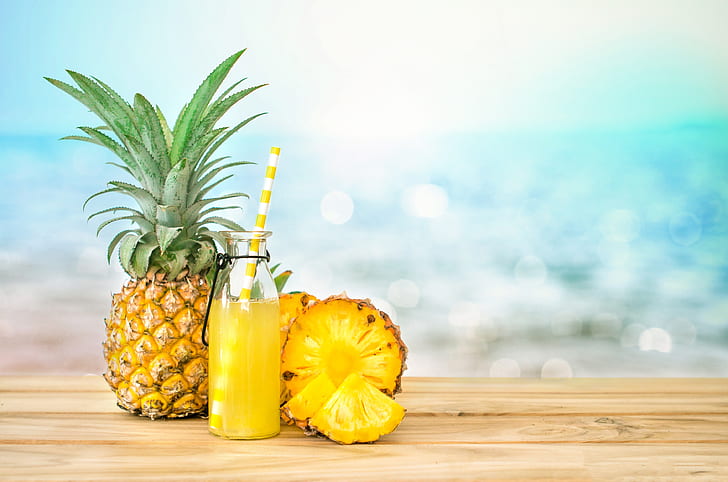 Pineapple Popsicles, pineapple, fresh, fruit, summer Free HD Wallpaper