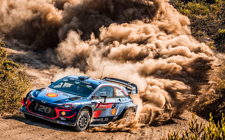 Rally Car, wrc, hyundai i20 wrc, rally, auto Free HD Wallpaper