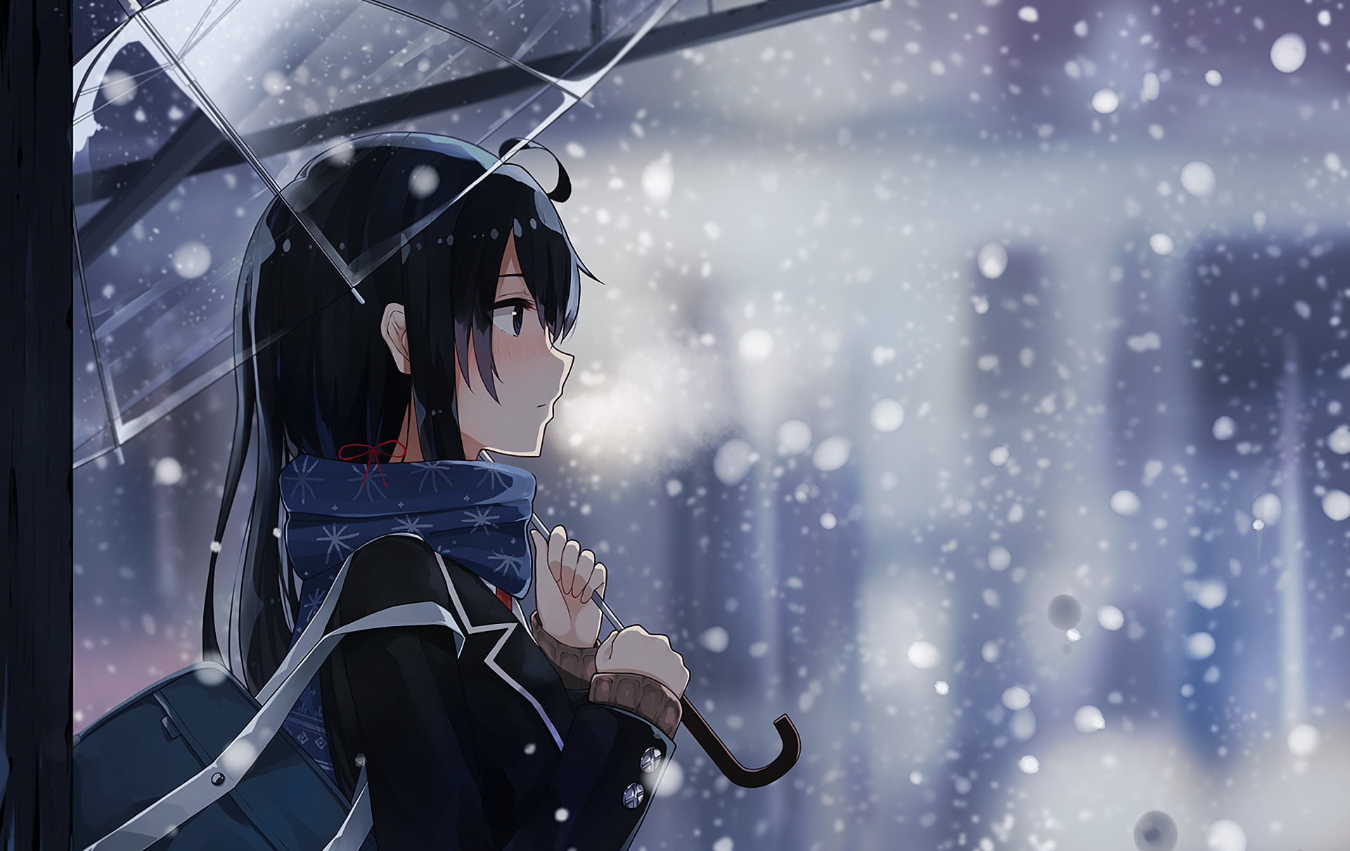 School Love Anime, lifestyles, focus on foreground, my teen romantic comedy snafu, hat