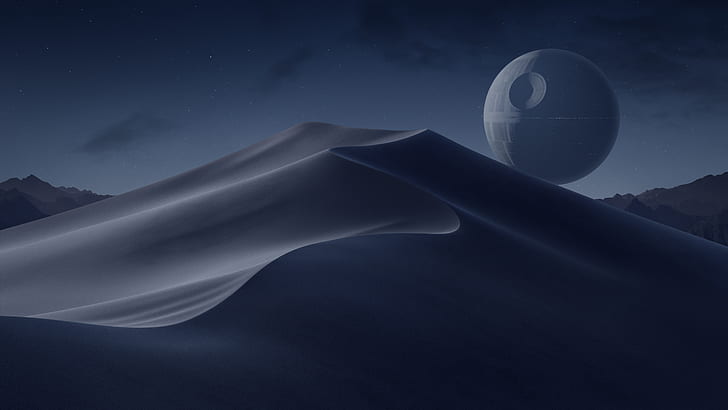 Star Wars Dark Side Girls, death star, sand, star wars, night Free HD Wallpaper