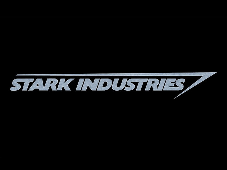 Stark Industries Font, single word, communication, message, black color Free HD Wallpaper