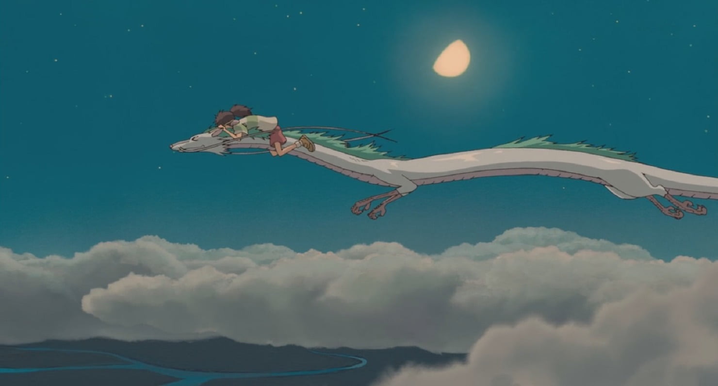 Studio Ghibli Spirited Away Anime, adventure, digital composite, dreamlike, studio ghibli