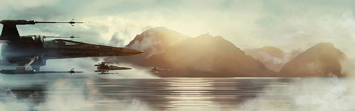 Ultra Wide Star Wars X-Wing, scenics  nature, sun, tranquility, sunlight Free HD Wallpaper