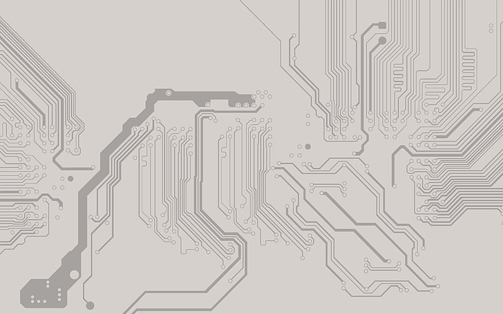 Black and White Tech, design, engineering, computer, mother board Free HD Wallpaper