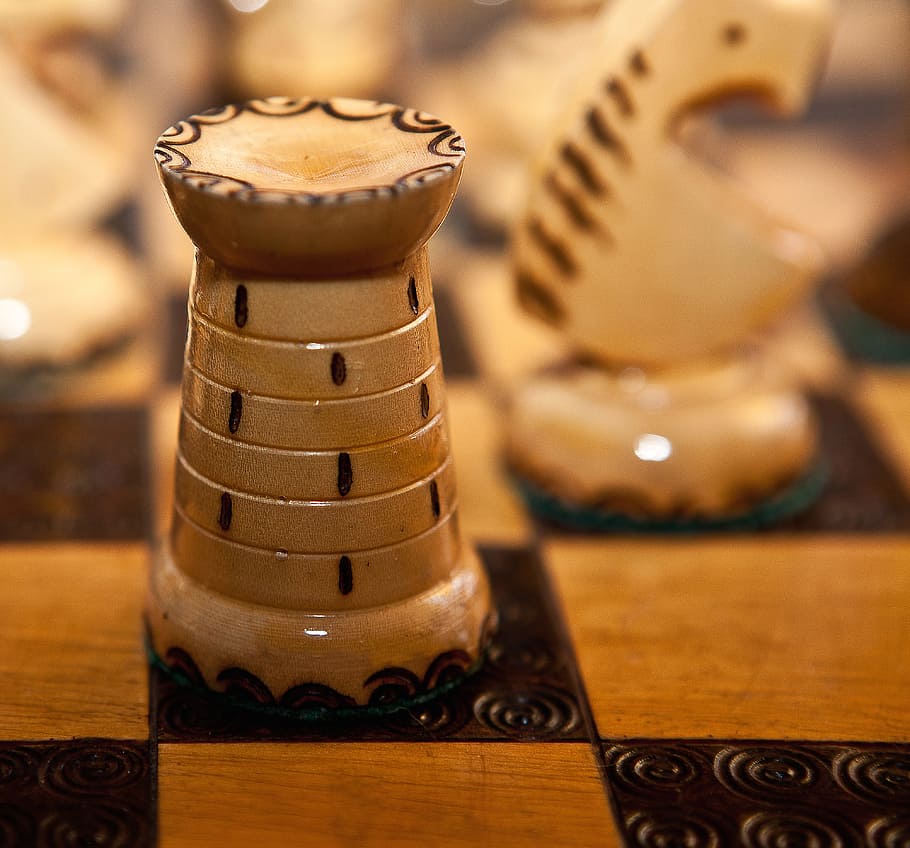 Black White Chess Board, antique, the board, musical equipment, still life