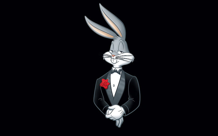 Bugs Bunny in Tuxedo, animal themes, single object, luxury, representation Free HD Wallpaper