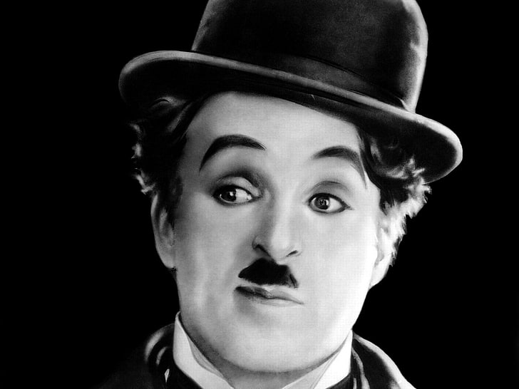 Charlie Chaplin Quotes, beauty, portrait, monochrome, one woman only Free HD Wallpaper