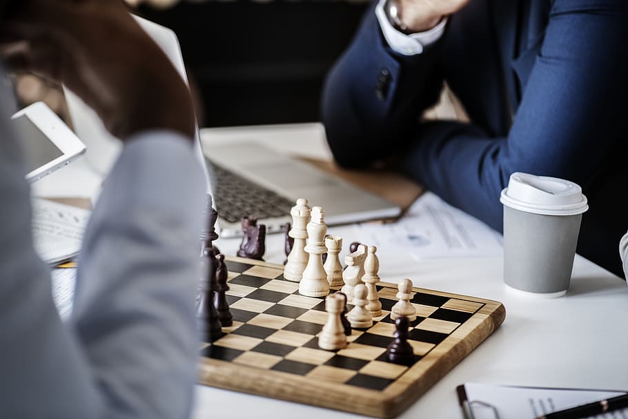 Chess Directions, wooden, brown, selective focus, game