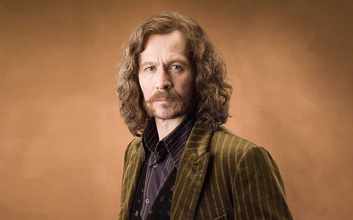 Gary Oldman Sirius Black, black, contemplation, waist up, people Free HD Wallpaper