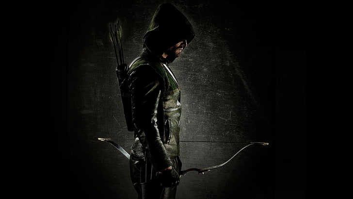 Green Arrow Characters, spotlights, oliver queen, jeans, full length Free HD Wallpaper